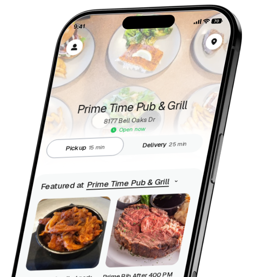 Prime Time Pub & Grill app preview